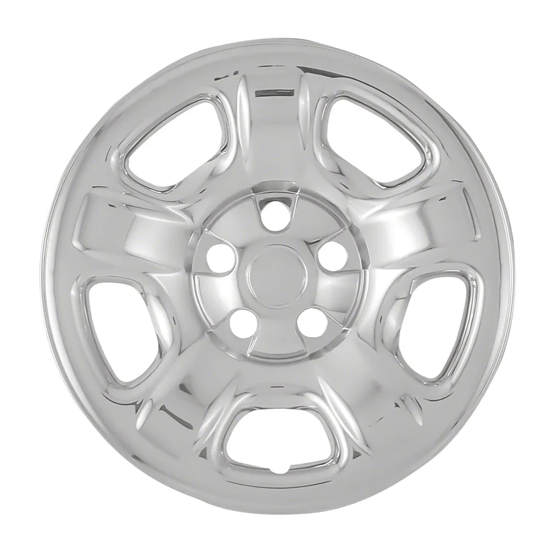 IWCIMP40X – COAST2COAST Wheel Skin, 16 Inch 5 Raised Dimpled Spokes Snap-On Plated Chrome ABS Plastic Set Of 4